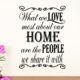 What we love most about our home are the people we share it with